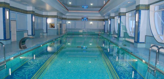 Бассейн плавательный, спа зона в отеле «GREEN PARK»